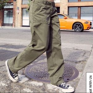 John Galt Parker Cargo Utility Pants Green Size Small